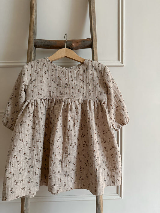 Ottilie Dress - Winter Flowers