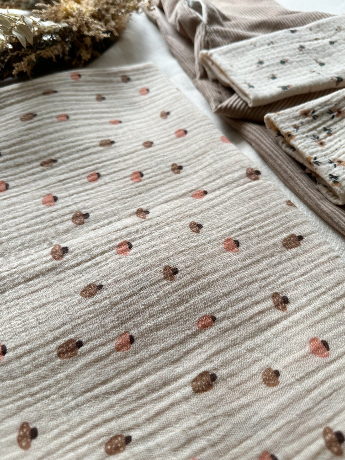 Muslin Blanket - Mushroom